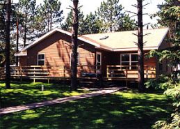 image of rental cabin on Lake Winnie