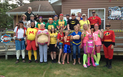 image of the Anderson Group with Super Heroes Theme 2014